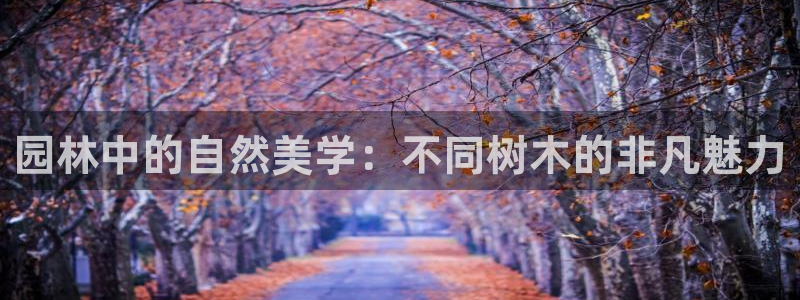 新宝gg注册新宝GG注册登录:园林中的自然美学:不同树木的非凡魅力
